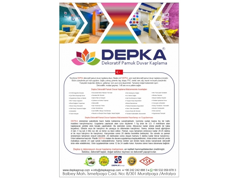 DEPKA GROUP OLARAK BİZ